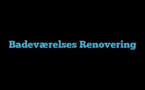 Badeværelses Renovering