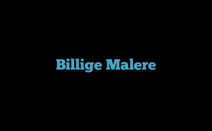 Billige Malere