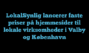 LokalSynlig lancerer faste priser på hjemmesider til lokale virksomheder i Valby og København